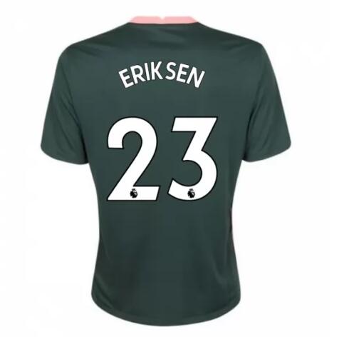 Tottenham Hotspur Away Kit Soccer Jersey ERIKSEN 23 2020/21